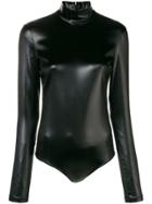 Givenchy Coated Jersey Bodysuit - Black