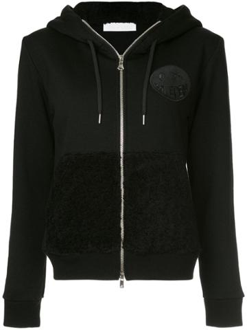 Roarguns Shearling Pocket Cardigan - Black