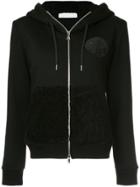 Roarguns Shearling Pocket Cardigan - Black