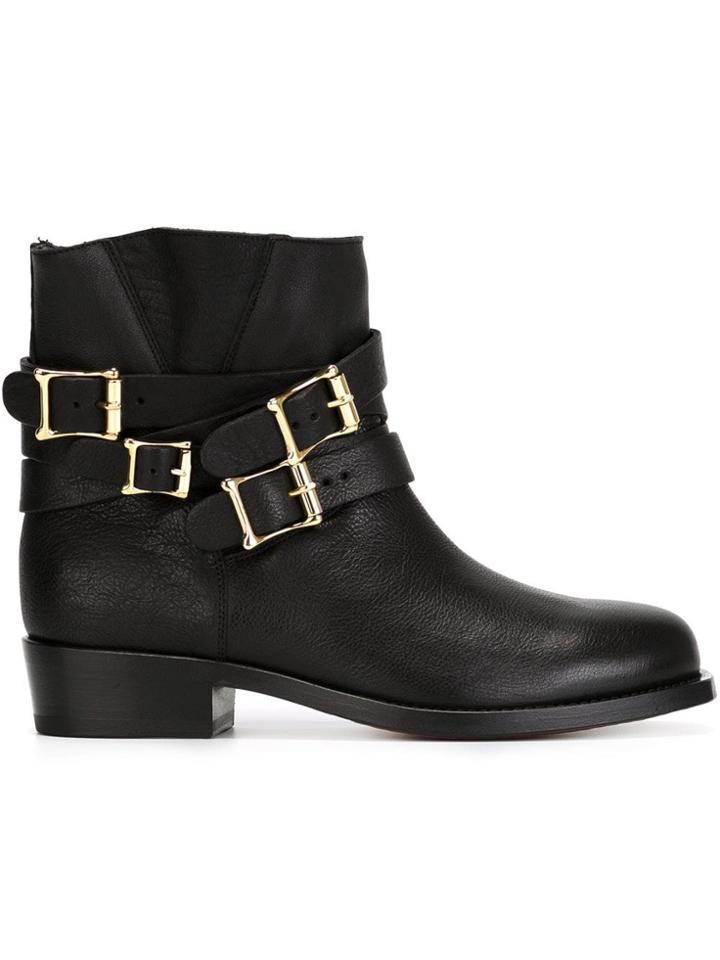 Rupert Sanderson 'parnassus' Biker Boots - Black