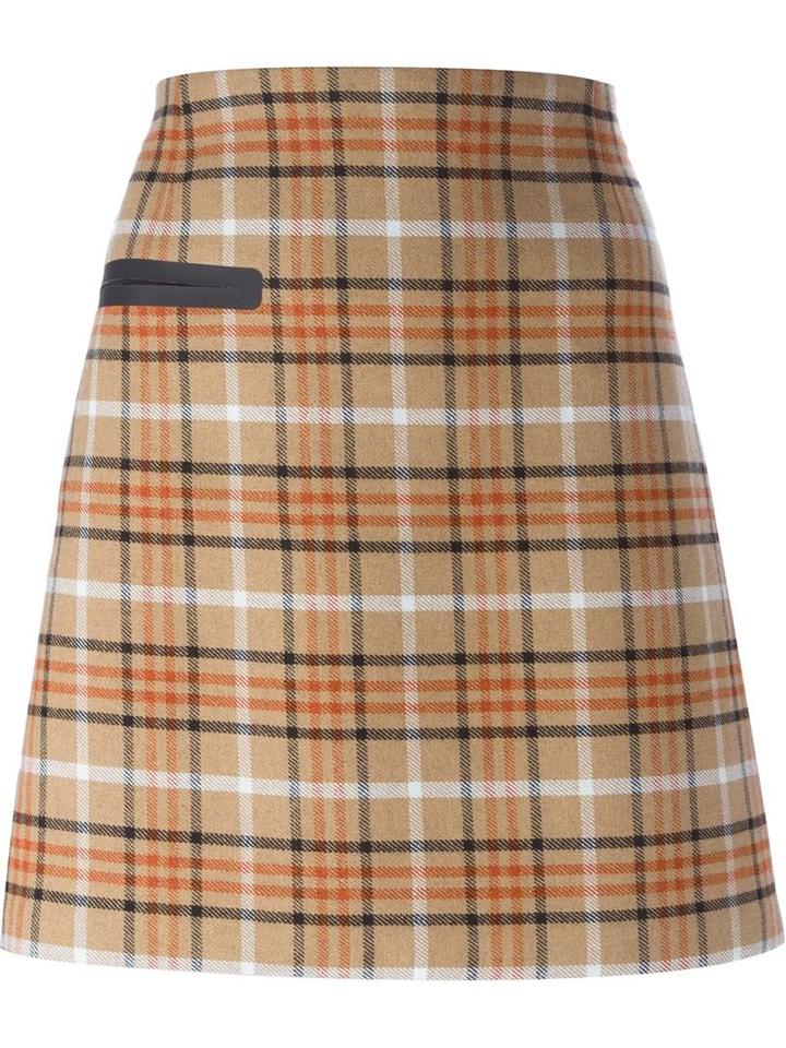 Tory Burch Plaid Skirt