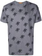 Obvious Basic Palm Trees Print T-shirt - Grey