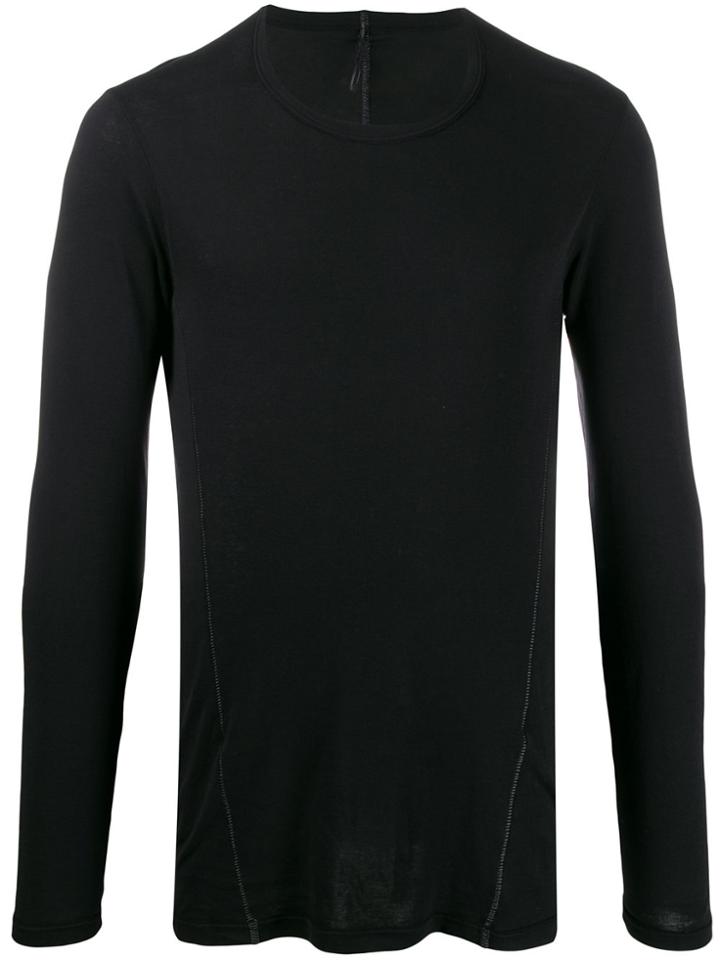 Masnada Long-line T-shirt - Black