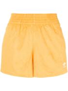 Adidas Logo Elasticated Shorts - Yellow & Orange