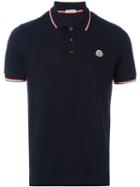 Moncler Short Sleeve Polo Shirt, Men's, Size: Xl, Blue, Cotton