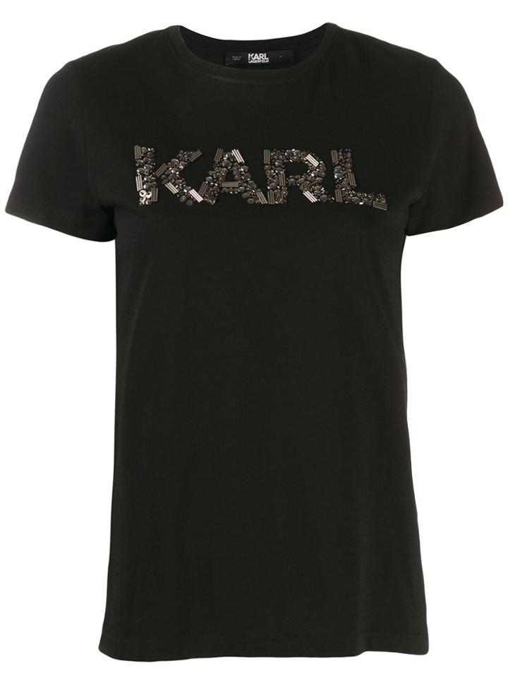 Karl Lagerfeld Karl Oui T-shirt - Black