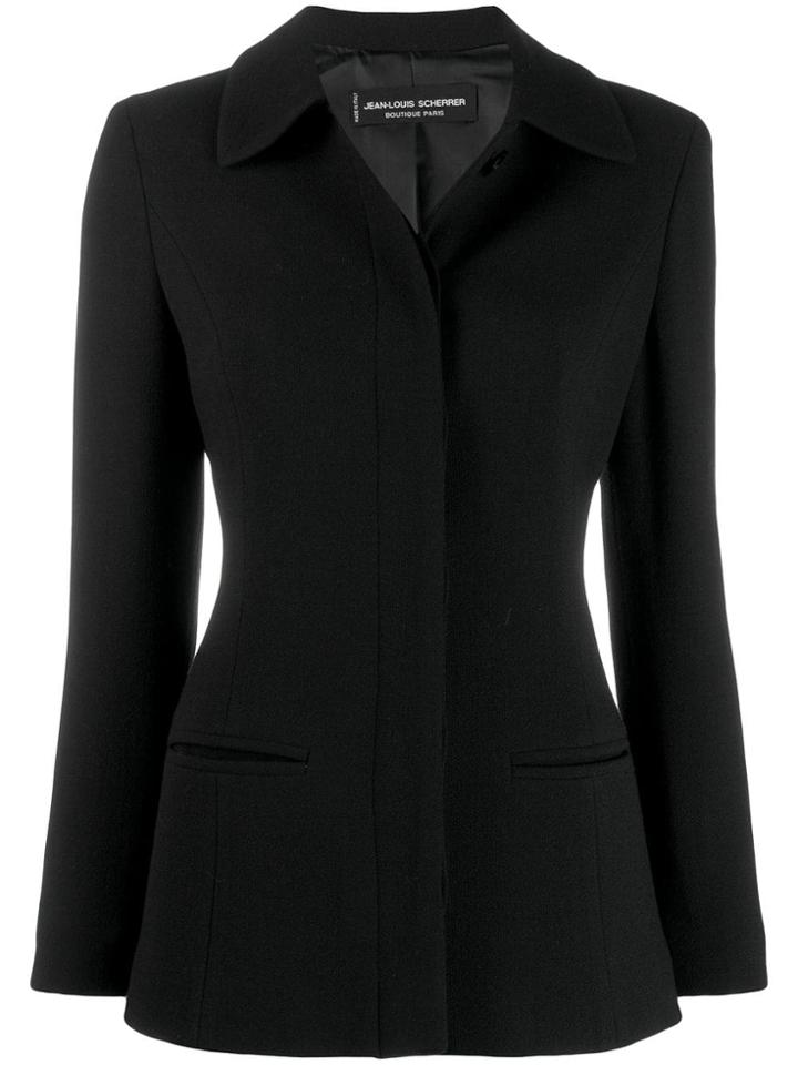 Jean Louis Scherrer Pre-owned Button-down Jacket - Black
