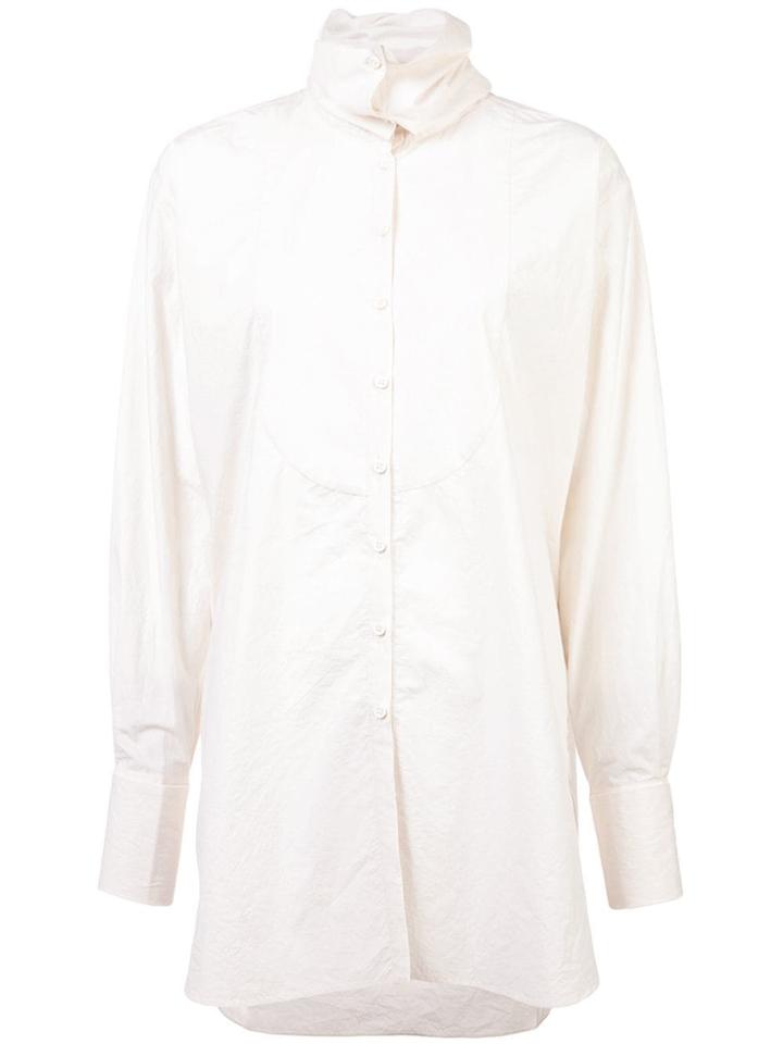 Uma Wang Long-sleeve Buttoned Shirt - Neutrals