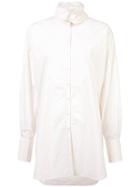 Uma Wang Long-sleeve Buttoned Shirt - Neutrals