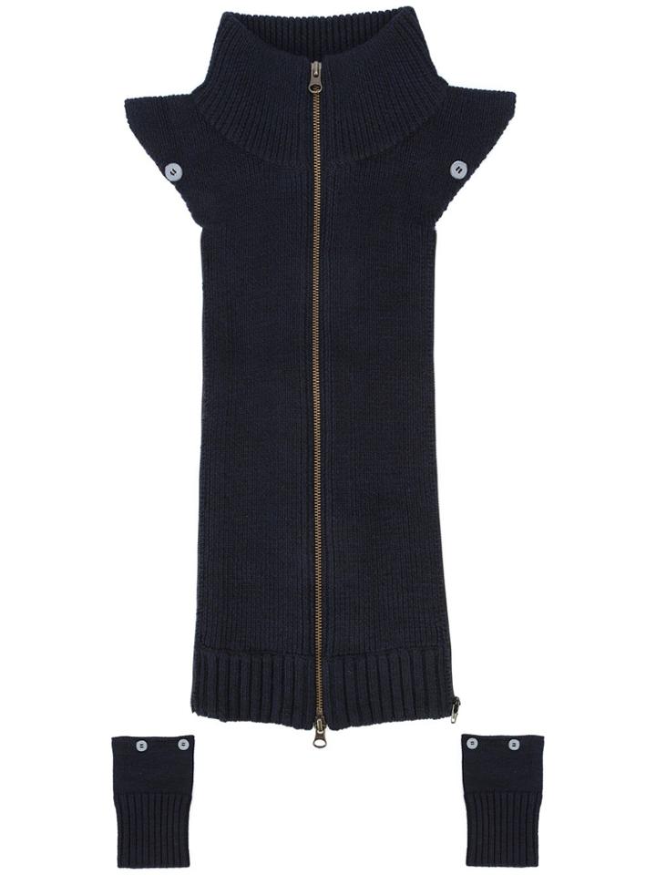 Veronica Beard Dickey And Cuff Set - Black