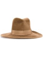 Kijima Takayuki Fedora Hat, Women's, Brown, Wool Felt