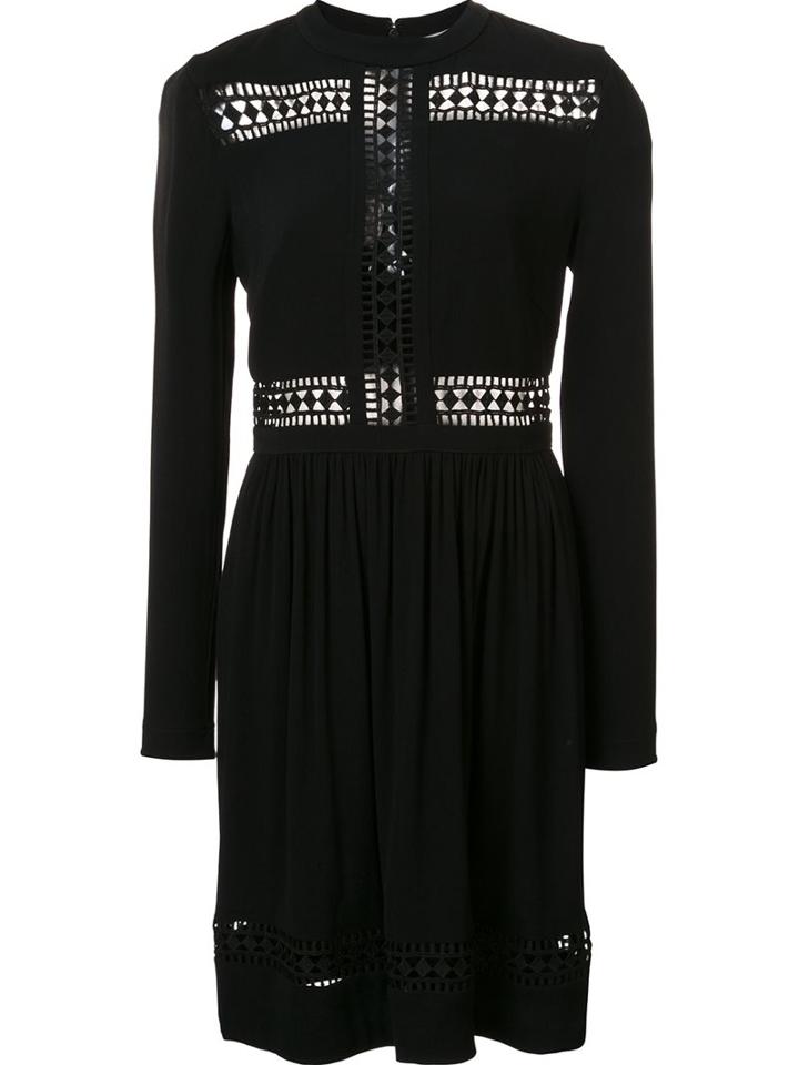 Nicole Miller Embroidered Panel Dress