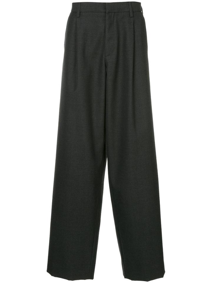 Kolor Drop-crotch Wide Leg Trousers - Black