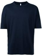 Attachment - Round Neck T-shirt - Men - Cotton - 2, Blue, Cotton