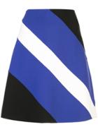 Michael Kors Colourblocked Mini Skirt - Blue