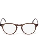 Garrett Leight Hampton Round Optical Glasses, Brown, Triacetate