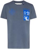 Off-white Hardcore Caravaggio Print T-shirt - Blue