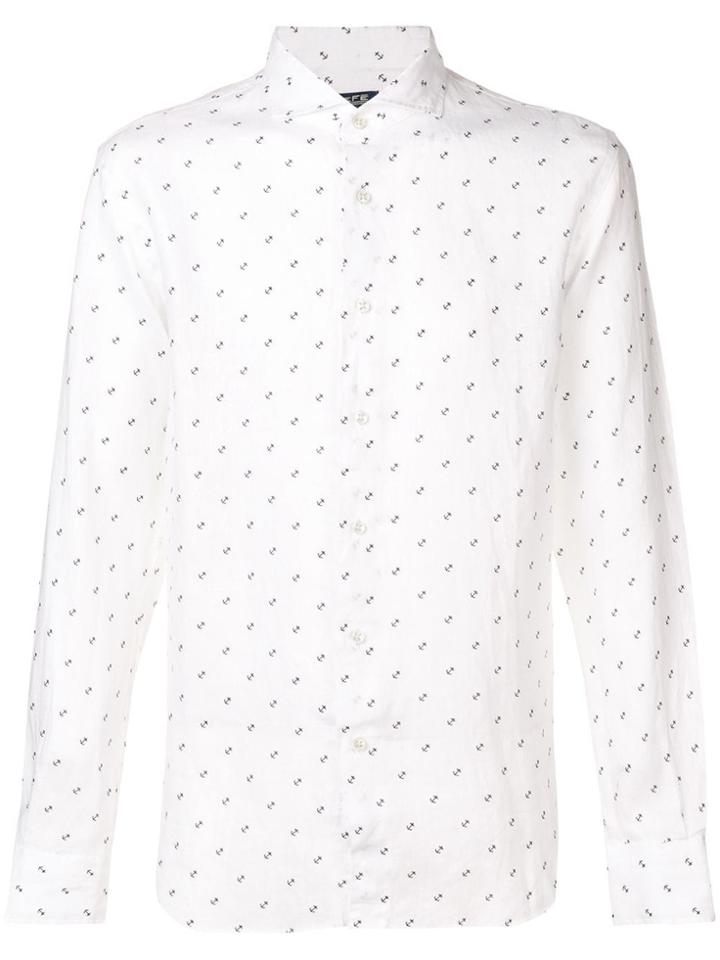 Fefè Anchor Print Shirt - White
