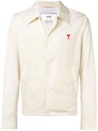 Ami Alexandre Mattiussi Ami De Coeur Snap Buttoned Jacket - White