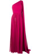 Elie Saab One Shoulder Gown - Pink & Purple