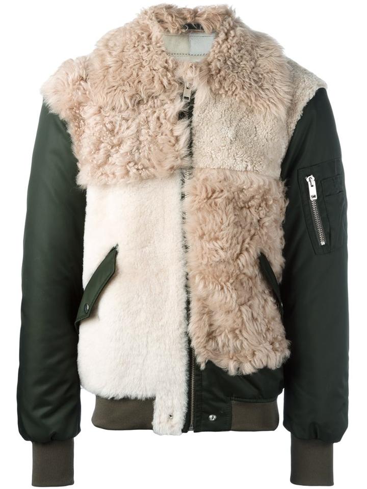 Diesel Furred Front Bomber Jacket