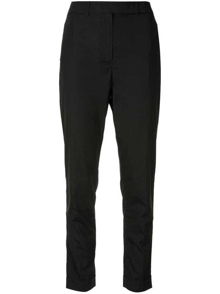 Paule Ka Cropped Tailored Trousers - Black