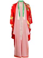 A.n.g.e.l.o. Vintage Cult 1970's Cherry Blossoms Kimono Coat - Orange