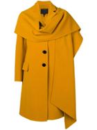Marc Jacobs Notch Collar Coat - Yellow
