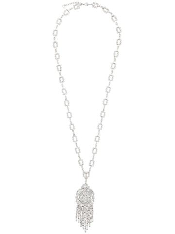 Christian Dior X Susan Caplan 1997 Archive Drop Pendant Crystal