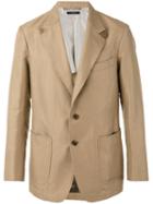 Tom Ford Two Button Blazer, Men's, Size: 52, Brown, Silk/cotton/cupro