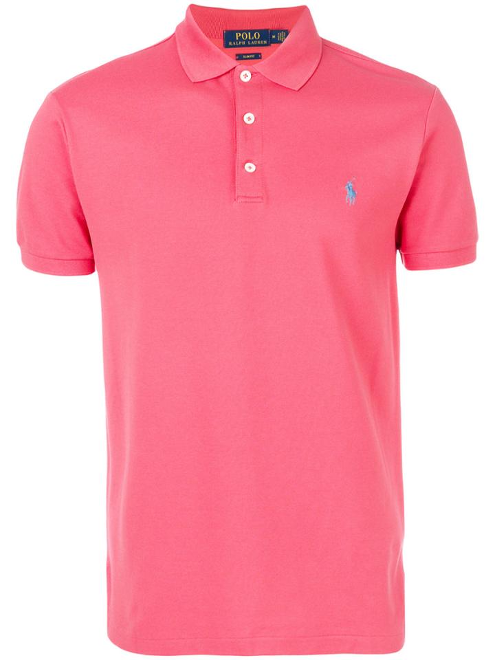 Polo Ralph Lauren Classic Logo Polo Shirt - Pink & Purple