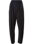 Henrik Vibskov 'anna Is Jumping' Drop Crotch Trousers, Women's, Size: Medium, Black, Lyocell