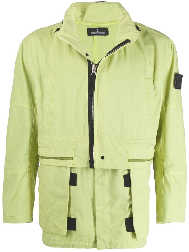 Stone Island Shadow Project Windbreaker Jacket - Green