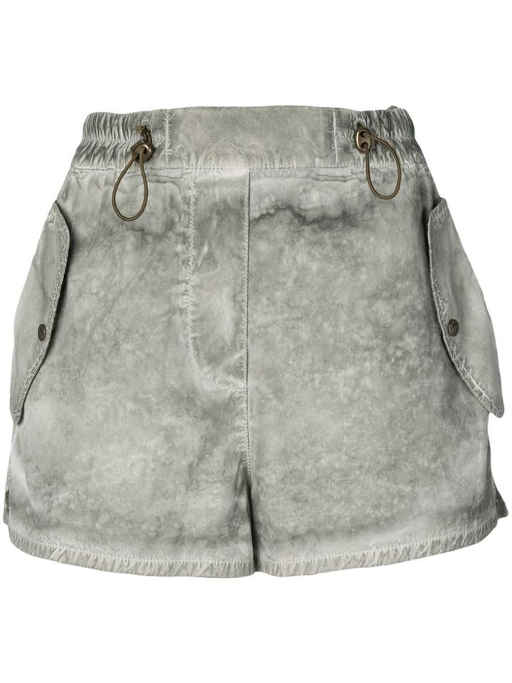 Mr & Mrs Italy Tie-dye Shorts - Green