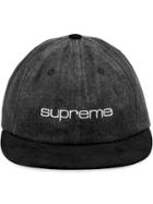 Supreme Compact Logo 6-pan 'ss18' Cap - Black