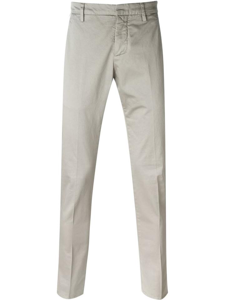 Dondup 'gaubert' Trousers, Men's, Size: 36, Nude/neutrals, Cotton/spandex/elastane