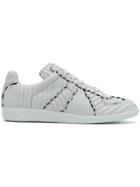 Maison Margiela Reconstructed Lace-up Sneakers - White