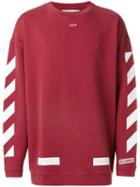 Off-white - Printed Sweatshirt - Men - Cotton - M, Red, Cotton