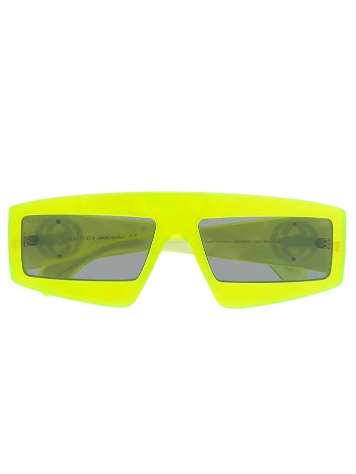 Gucci Eyewear Neon Sunglasses - Yellow