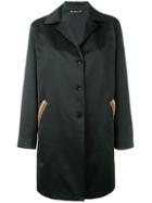 Etro Embroidered Pocket Coat, Women's, Size: 46, Black, Cotton/wool/silk/cotton