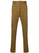 Dsquared2 Regular Fit Tailored Trousers - Brown