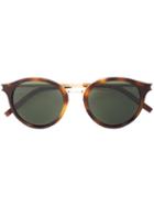 Saint Laurent - 'classic 57' Sunglasses - Women - Acetate/metal - One Size, Brown, Acetate/metal