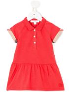 Burberry Kids - Polo Dress - Kids - Cotton/spandex/elastane - 36 Mth, Red