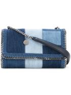Denim Patch Falabella Shoulder Bag - Women - Cotton - One Size, Blue, Cotton, Stella Mccartney