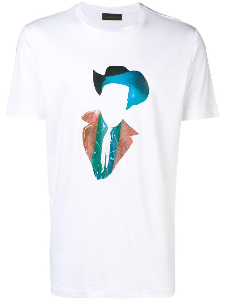 Diesel Black Gold Sheriff Print T-shirt - White