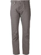 Arts & Science Cropped Trousers, Women's, Size: 28, Grey, Linen/flax/polyester
