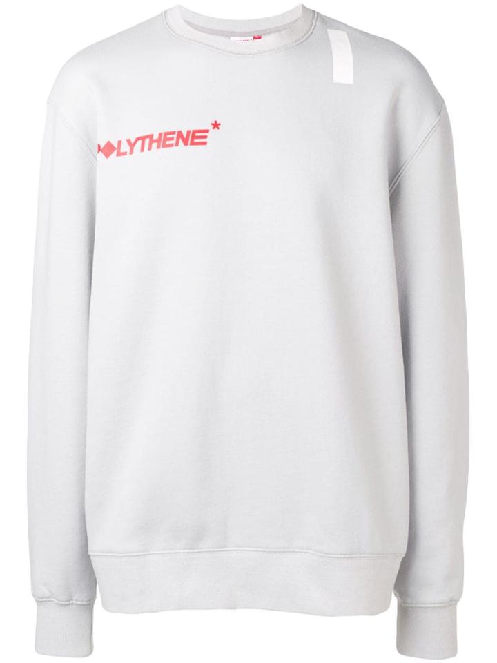 Polythene* Optics Logo Sweatshirt - Grey