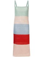 Suboo Lucy Knitted Wide Stripe Midi Dress - Multicolour