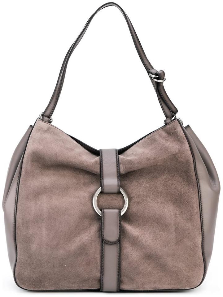 Michael Michael Kors Large 'quincy' Hobo Tote, Women's, Grey