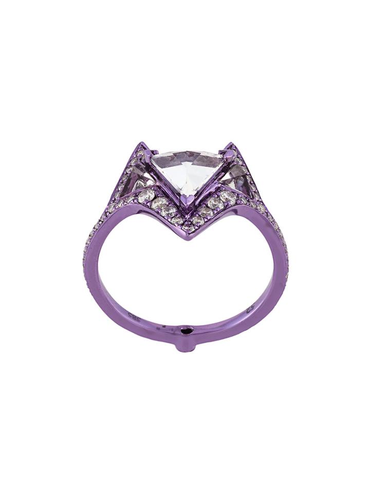 Noor Fares Hava Ring - Pink & Purple